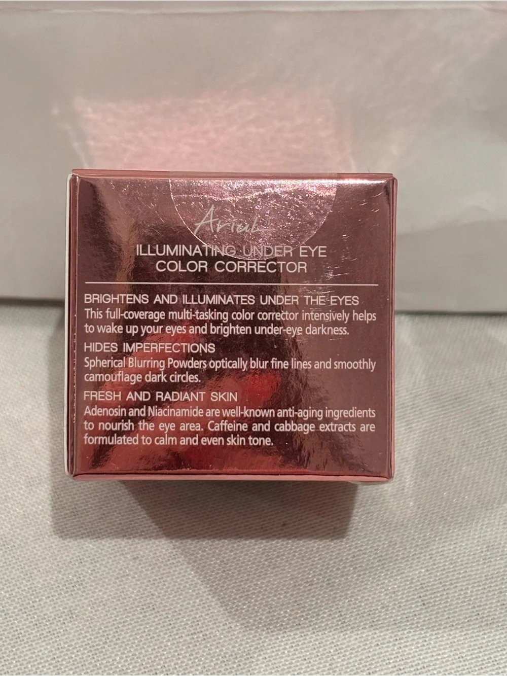 Ariul Illuminating Under Eye Color Corrector 01 Fair Medium NIB
